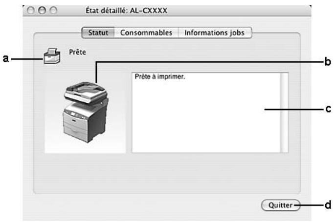 EPSON ACULASER CX21NF, ACULASER CX21NFC - État détaillé - 1