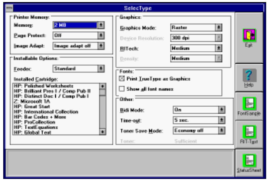 EPSON EPL-5200 - SelectType Window - 1