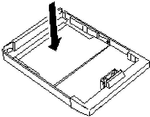 EPSON EPL-5200 - Loading paper into the lower paper cassette - 2