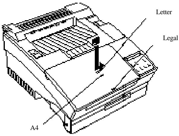 EPSON EPL-5200 - Loading paper - 2