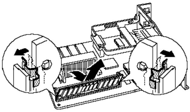 EPSON EPL-5200 - Removing a SIMM - 1