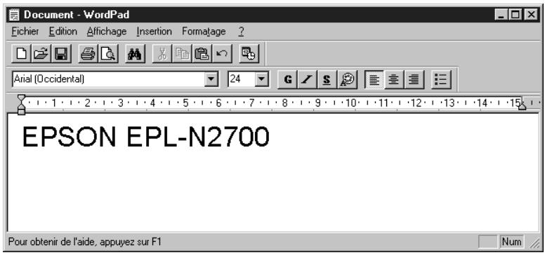 EPSON EPL-N4000+ - Imprimer avec les polices de codes à barres EPSON - 1
