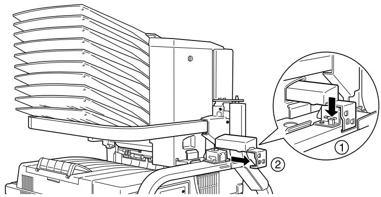 EPSON EPL-N4000+ - Déverrouillage de la sortie multibac - 1