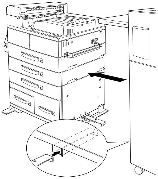 EPSON EPL-N4000+ - Connexion de l'Unité de finition/agrafeuse - 1