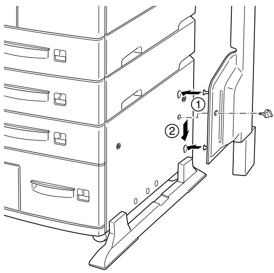 EPSON EPL-N4000+ - Installation des supports latéraux - 1
