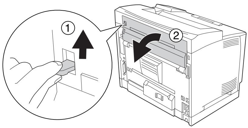 EPSON ACULASER M8000N - Installation de l'empileur - 1