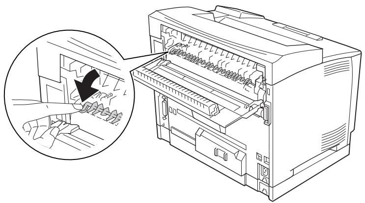 EPSON ACULASER M8000N - Ouvrez le capot B. - 3