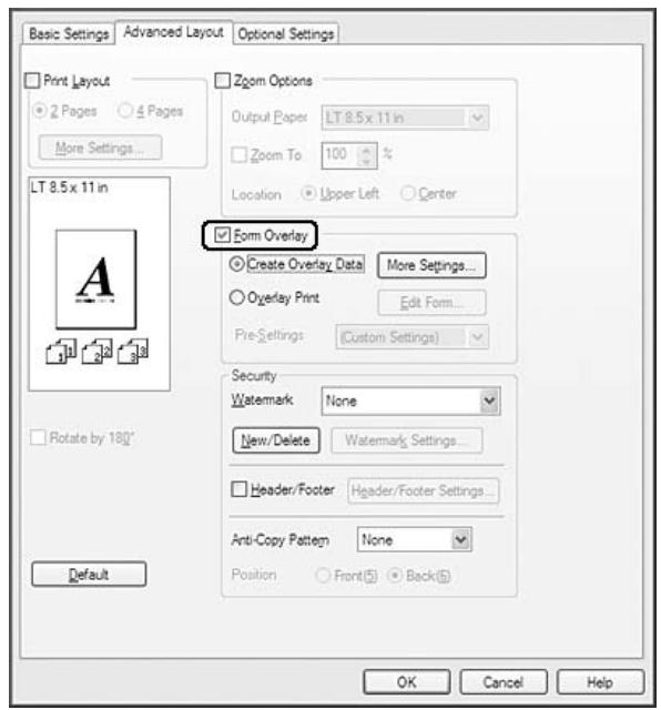 EPSON ACULASER M8000N - Création d'un fond de page - 1