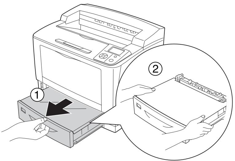 EPSON ACULASER M8000N - Bourrage papier C1 A, bourrage papier C2 A, bourrage papier C3 A, bourrage papier C4 A (toutes les unités papier et capot A) - 1