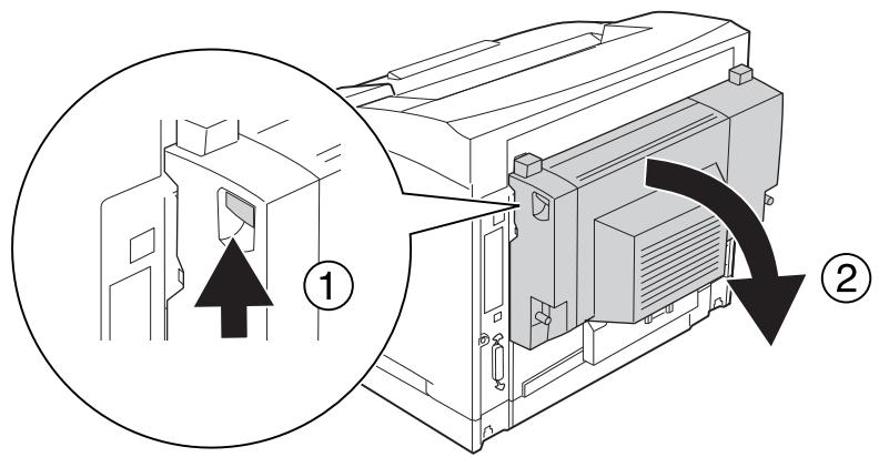 EPSON ACULASER M8000N - Installation de l'empileur - 2