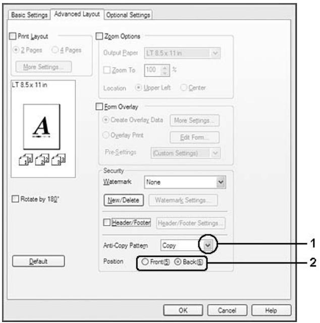 EPSON ACULASER M8000N - Remarque : - 1