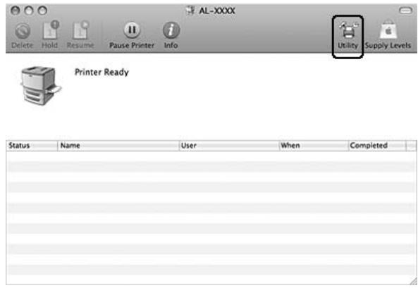 EPSON ACULASER M2400 - Accès à l'utilitaire EPSON Status Monitor - 1
