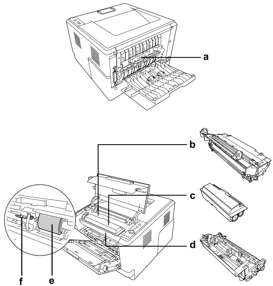 EPSON ACULASER M2400 - Intérieur de l'imprimante - 1