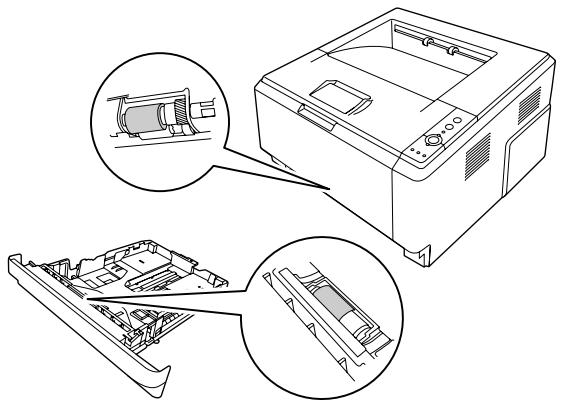 EPSON ACULASER M2400 - Nettoyage du rouleau du capteur - 3