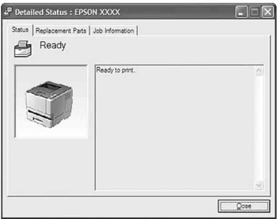 EPSON ACULASER M2400 - Detailed Status (État détaillé) - 1