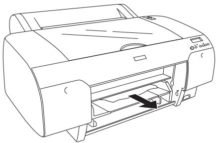 EPSON STYLUS PRO 4450, STYLUS PRO 4880 - En cas de bourrage papier en provenance du magasin papier - 3