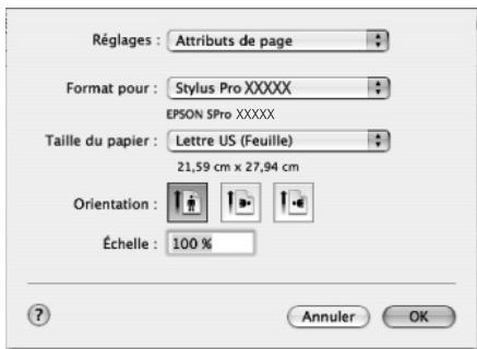 EPSON STYLUS PRO 4450, STYLUS PRO 4880 - Définition des paramètres du pilote d'impression - 1