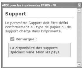 EPSON STYLUS PRO 4450, STYLUS PRO 4880 - S'informer grâce à l'aide en ligne - 5