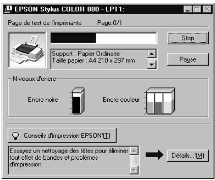 EPSON STYLUS COLOR 880 - Sous Windows 98, 95, 2000 et NT 4.0 - 1