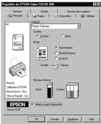 EPSON STYLUS COLOR 880 - Aperçu avant impression - 1