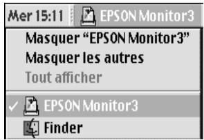 EPSON STYLUS COLOR 880 - Quand l'impression en tâche de fond est activée - 1
