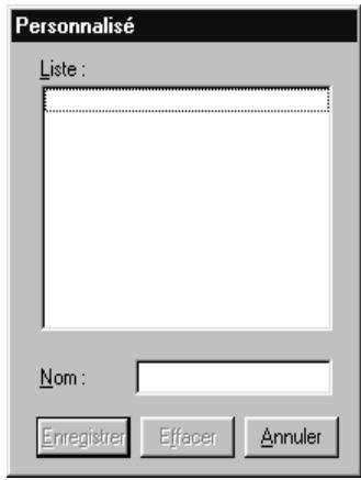 EPSON STYLUS COLOR 880 - Enregistrement et suppression de vos paramètres - 1