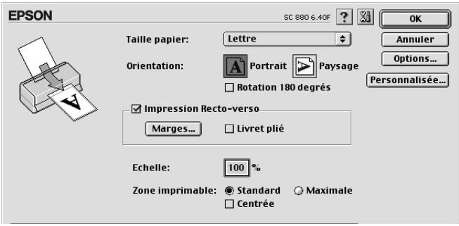 EPSON STYLUS COLOR 880 - Impression recto-verso normale - 1
