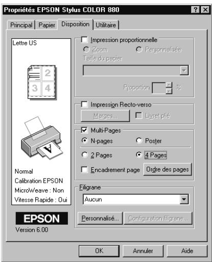 EPSON STYLUS COLOR 880 - Remarque : - 1