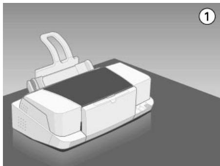 EPSON STYLUS COLOR 880 - Chargement de papiers spéciaux et d'autres supports - 3