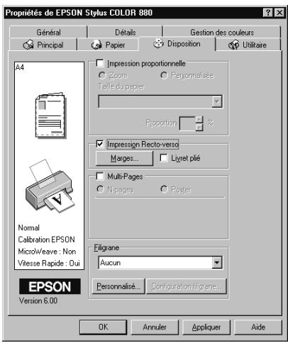 EPSON STYLUS COLOR 880 - Remarques : - 1