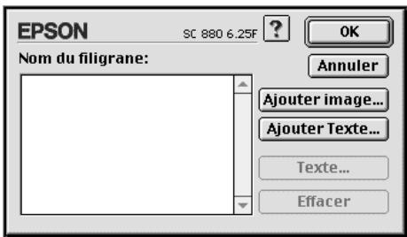 EPSON STYLUS COLOR 880 - Impression d'un filigrane sur votre document - 2