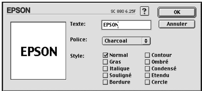 EPSON STYLUS COLOR 880 - Impression d'un filigrane sur votre document - 4