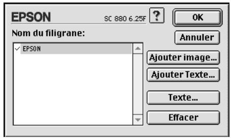 EPSON STYLUS COLOR 880 - Impression d'un filigrane sur votre document - 5