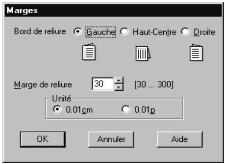 EPSON STYLUS COLOR 880 - Marges - 1