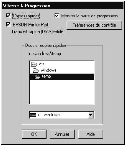EPSON STYLUS COLOR 880 - Vitesse et progression (indisponible sous Windows 3.1) - 1