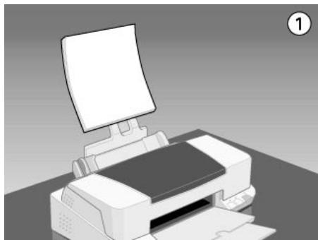 EPSON STYLUS COLOR 880 - Chargement de papier ordinaire - 1