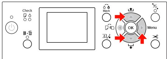 EPSON PRO 7890 - Vérification des buses de la tête d'impression à partir du panneau de contrôle de l'imprimante - 3