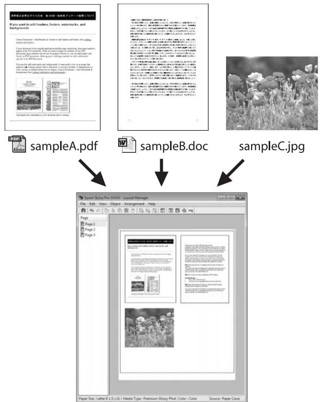 EPSON PRO 7890 - Entrez une échelle afin d'agrandir la taille des données créées avec l'application en fonction de la taille du papier sur lequel vous imprimez. - 1