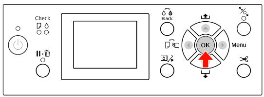 EPSON PRO 7890 - Appuyez sur la touche OK. - 1