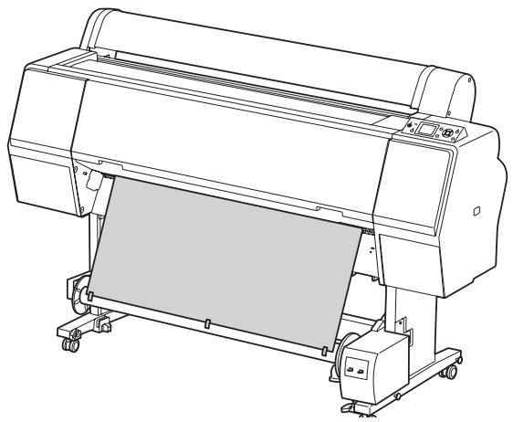 EPSON PRO 7890 - Enroulement du papier par l'avant - 4