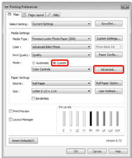 EPSON PRO 7890 - Configuration des paramètres dans windows - 4
