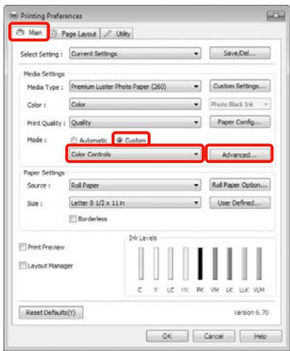 EPSON PRO 9708 - Configuration des paramètres dans Windows - 2