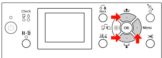 EPSON PRO 9708 - Vérification des buses de la tête d'impression à partir du panneau de contrôle de l'imprimante - 2