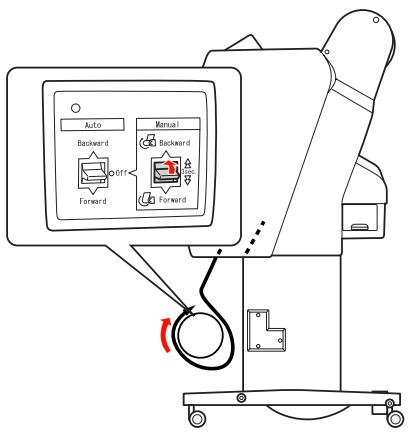 EPSON PRO 9708 - Enroulement du papier par l'arrête - 2