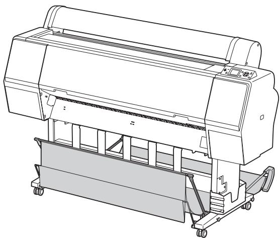 EPSON PRO 9890 - Utilisation du hamac de réception et des guides papier - 1