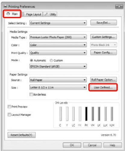EPSON PRO 9890 - Configuration des paramètres dans Windows - 1