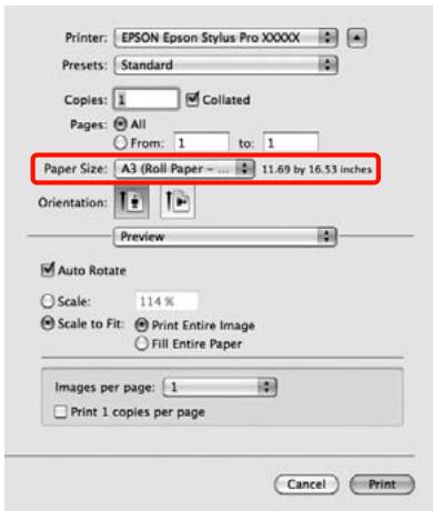 EPSON PRO 9890 - Configuration des paramètres sous Mac OS X - 1