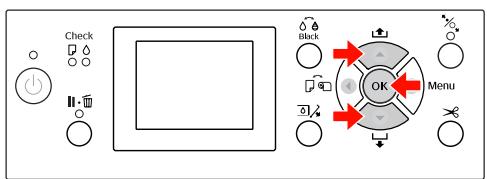 Check Black OK Menu