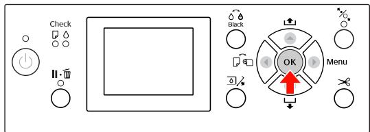 Check Black OK Menu