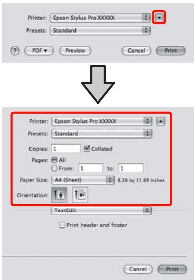 EPSON PRO 9890 - Procédures d'impression (Mac OS X) - 2